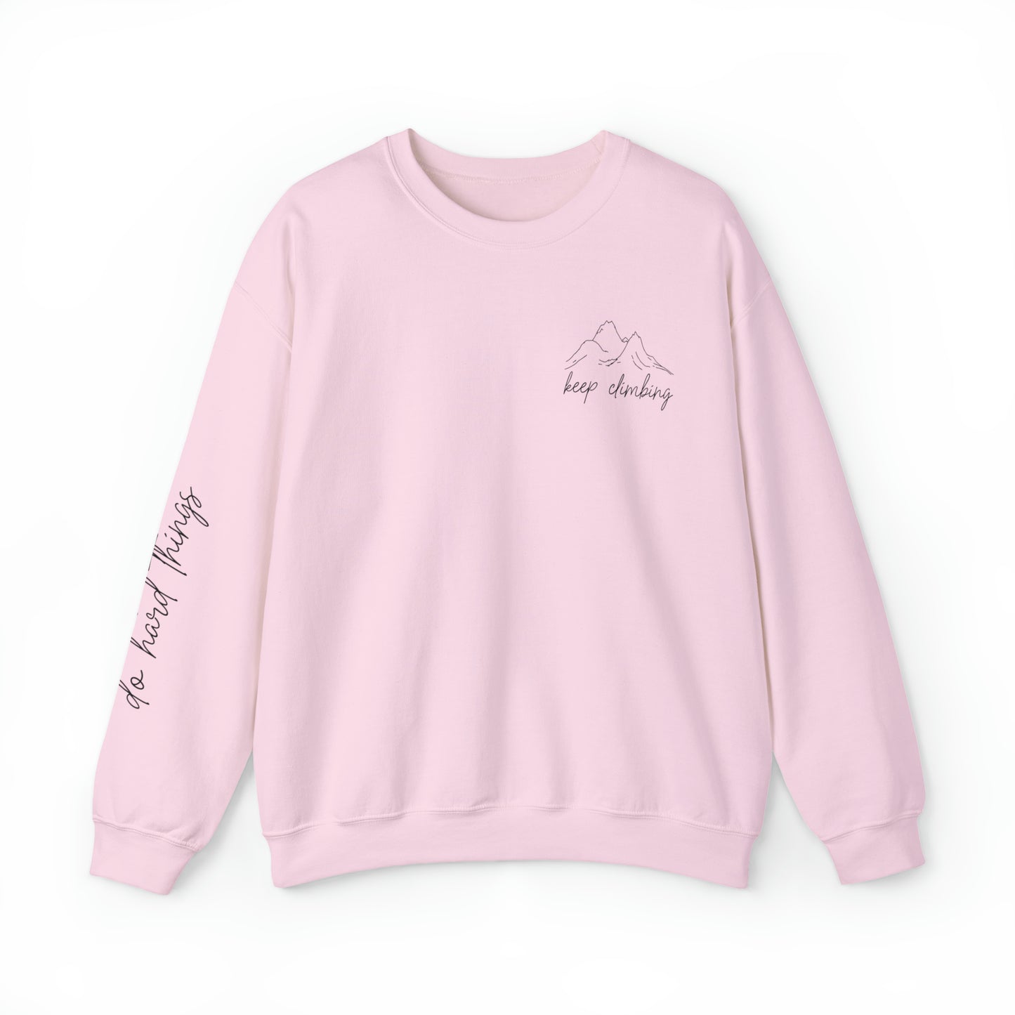 Keep Climbing Unisex Heavy Blend™ Crewneck Sweatshirt - J K Kreation
