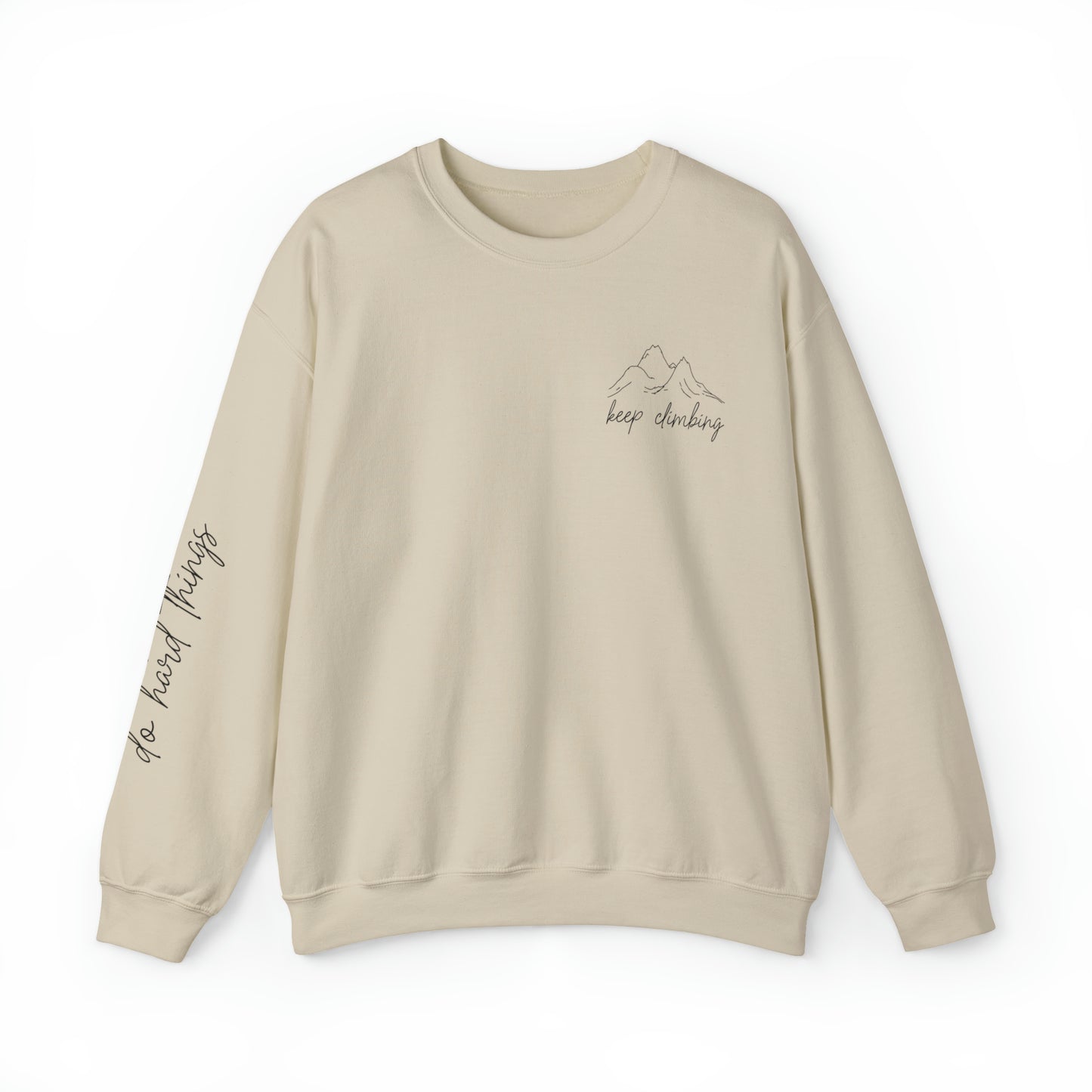 Keep Climbing Unisex Heavy Blend™ Crewneck Sweatshirt - J K Kreation