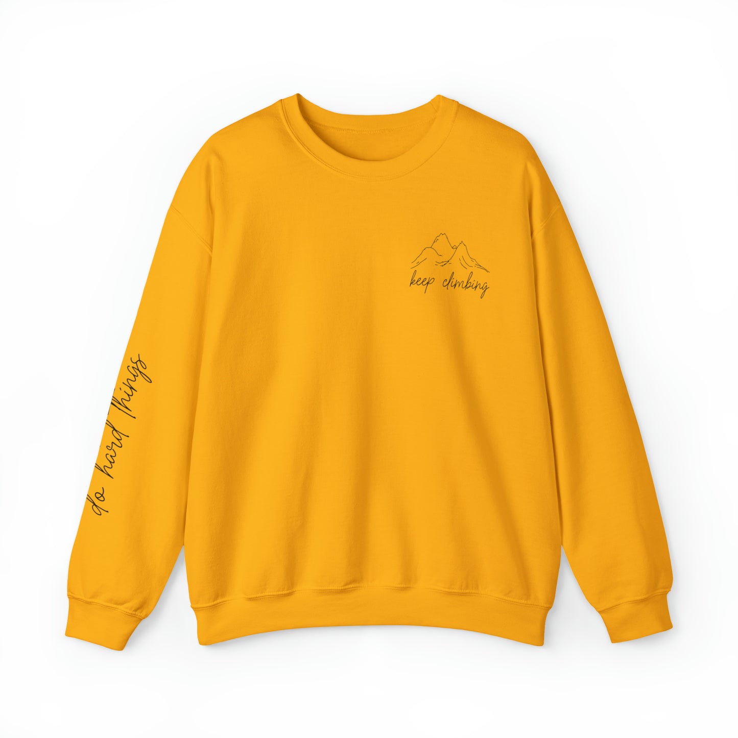 Keep Climbing Unisex Heavy Blend™ Crewneck Sweatshirt - J K Kreation