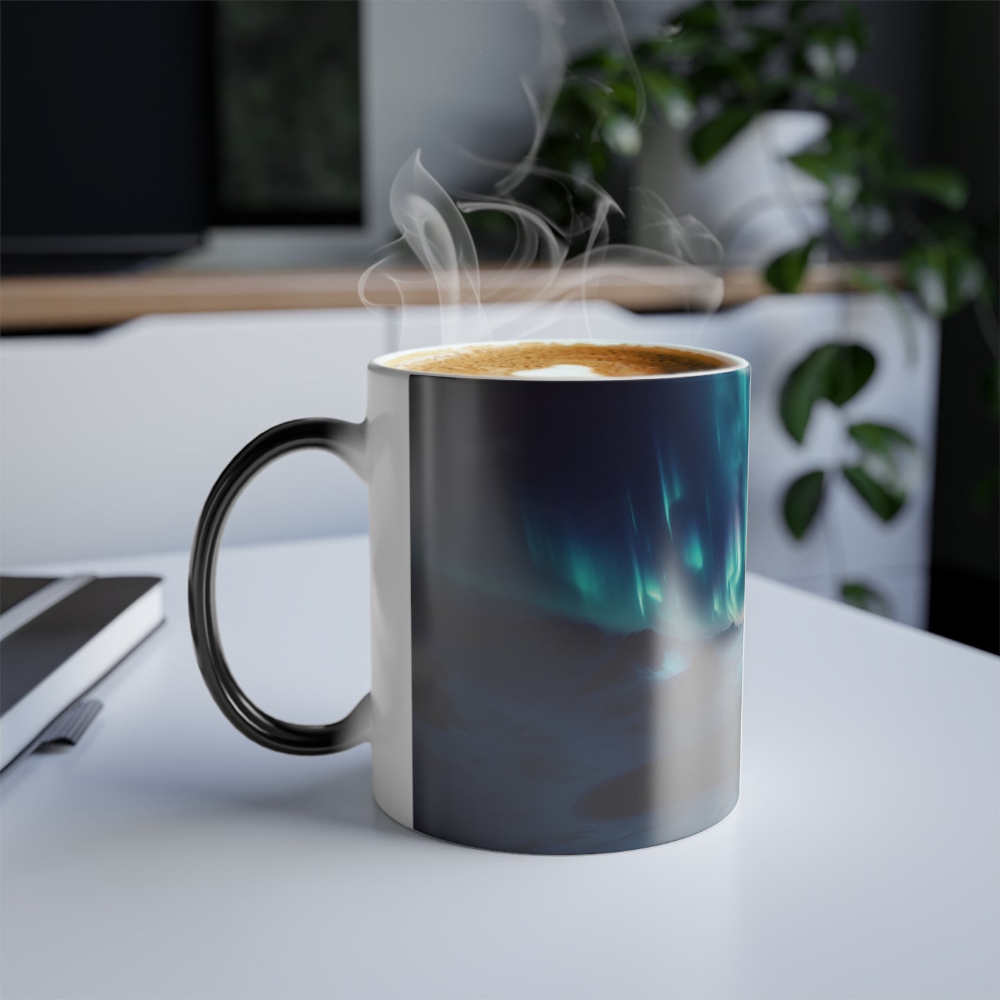 Northern Lights changing Color Morphing Mug, 11oz - J K Kreation