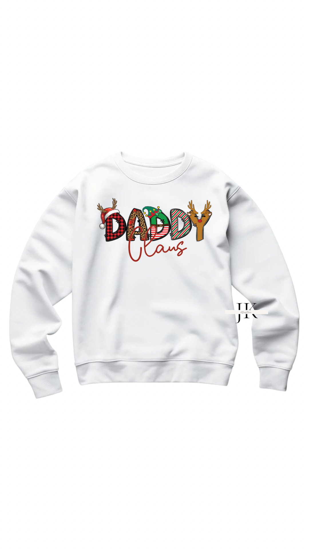 Daddy Claus Christmas Crewneck Sweatshirt - J K Kreation
