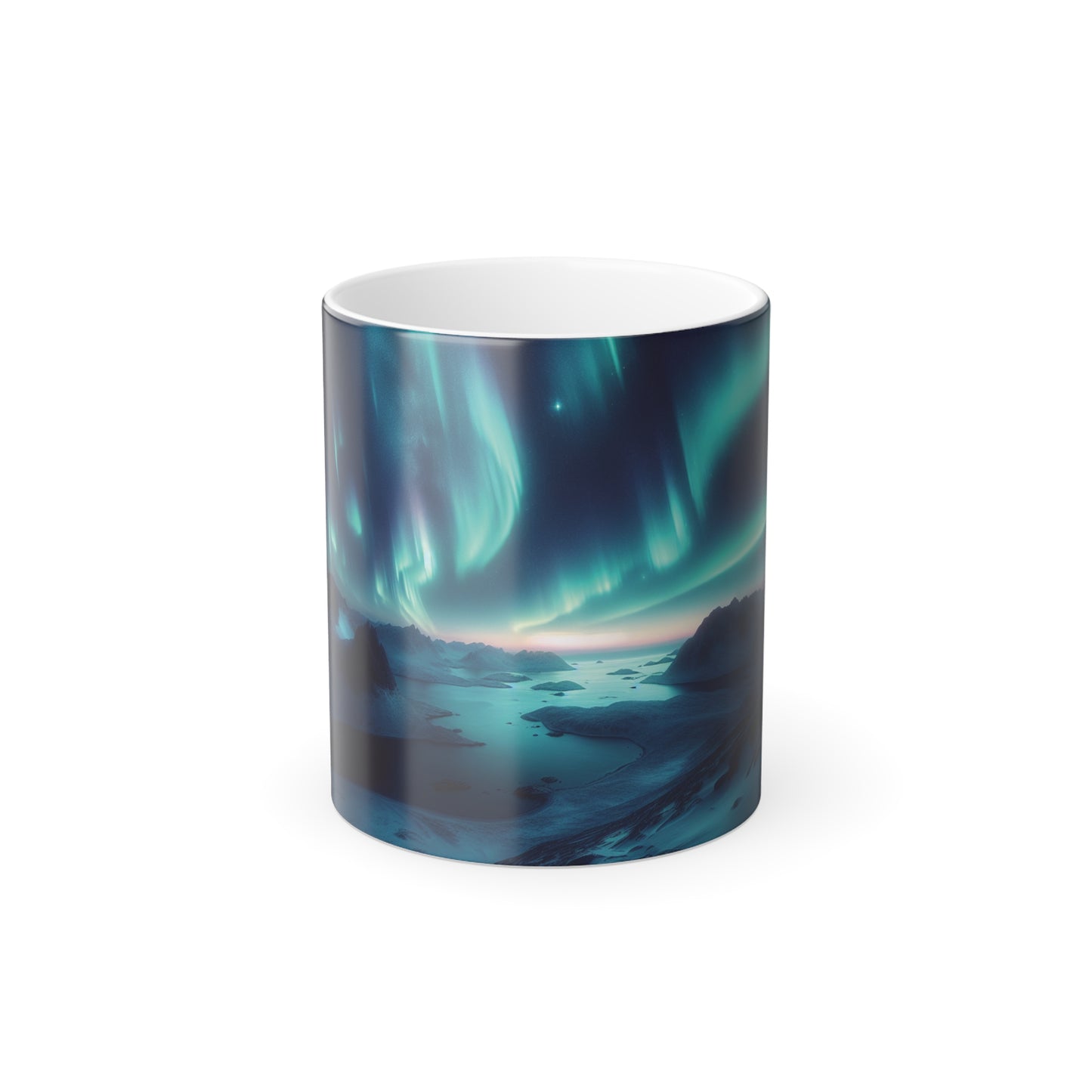 Northern Lights changing Color Morphing Mug, 11oz - J K Kreation