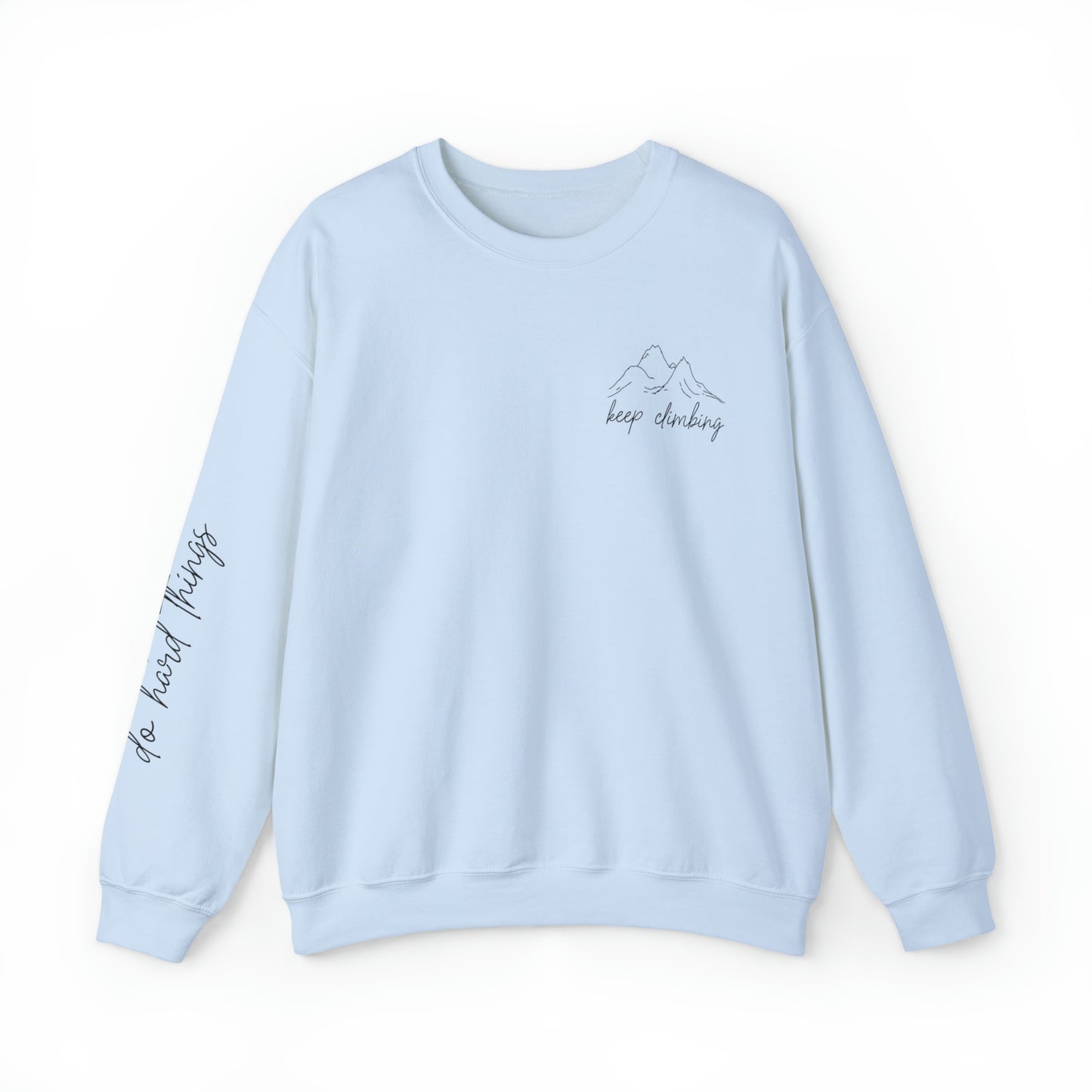 Keep Climbing Unisex Heavy Blend™ Crewneck Sweatshirt - J K Kreation