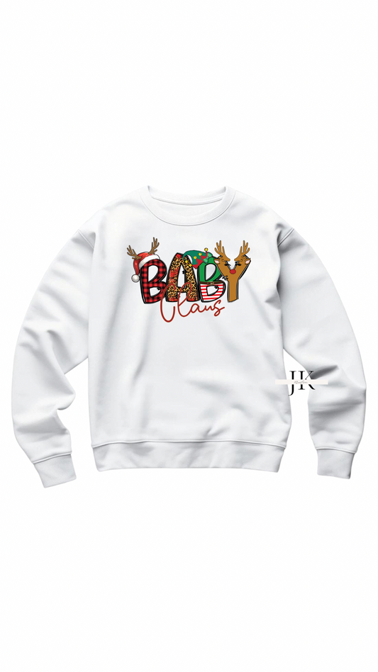 Baby Claus Christmas Crewneck Sweatshirt - J K Kreation