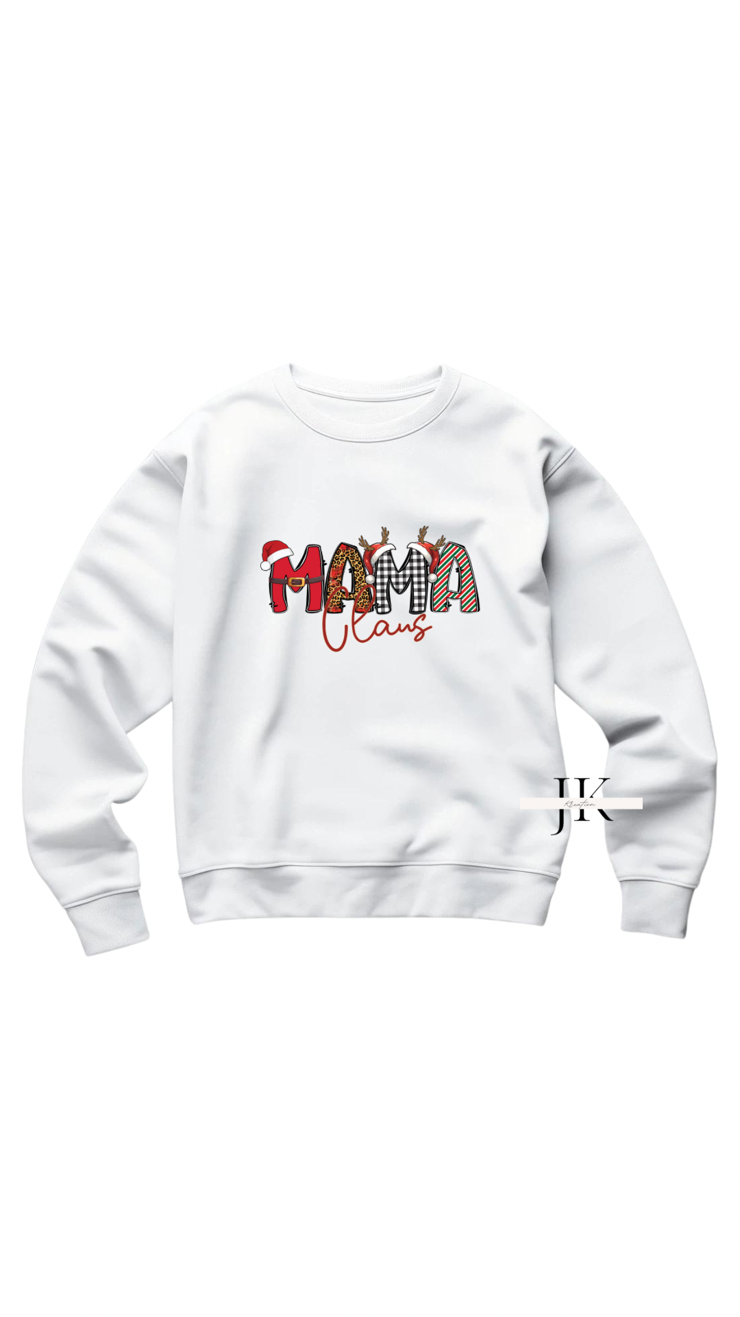 Mama Claus Christmas Crewneck Sweatshirt - J K Kreation