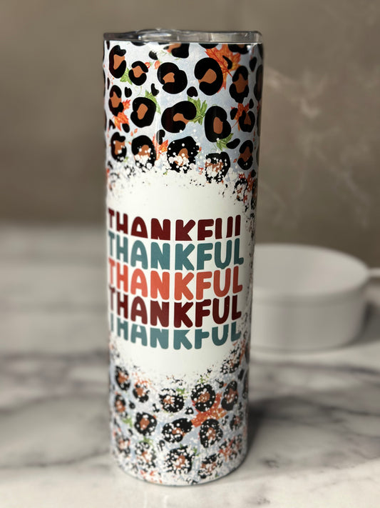 20 oz Thankful Tumbler