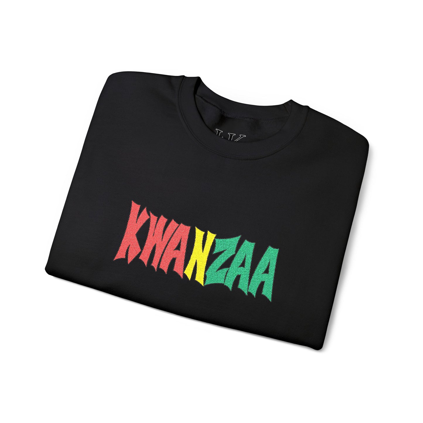 Kwanzaa Embroidered Sweatshirt - 7 Principles Edition