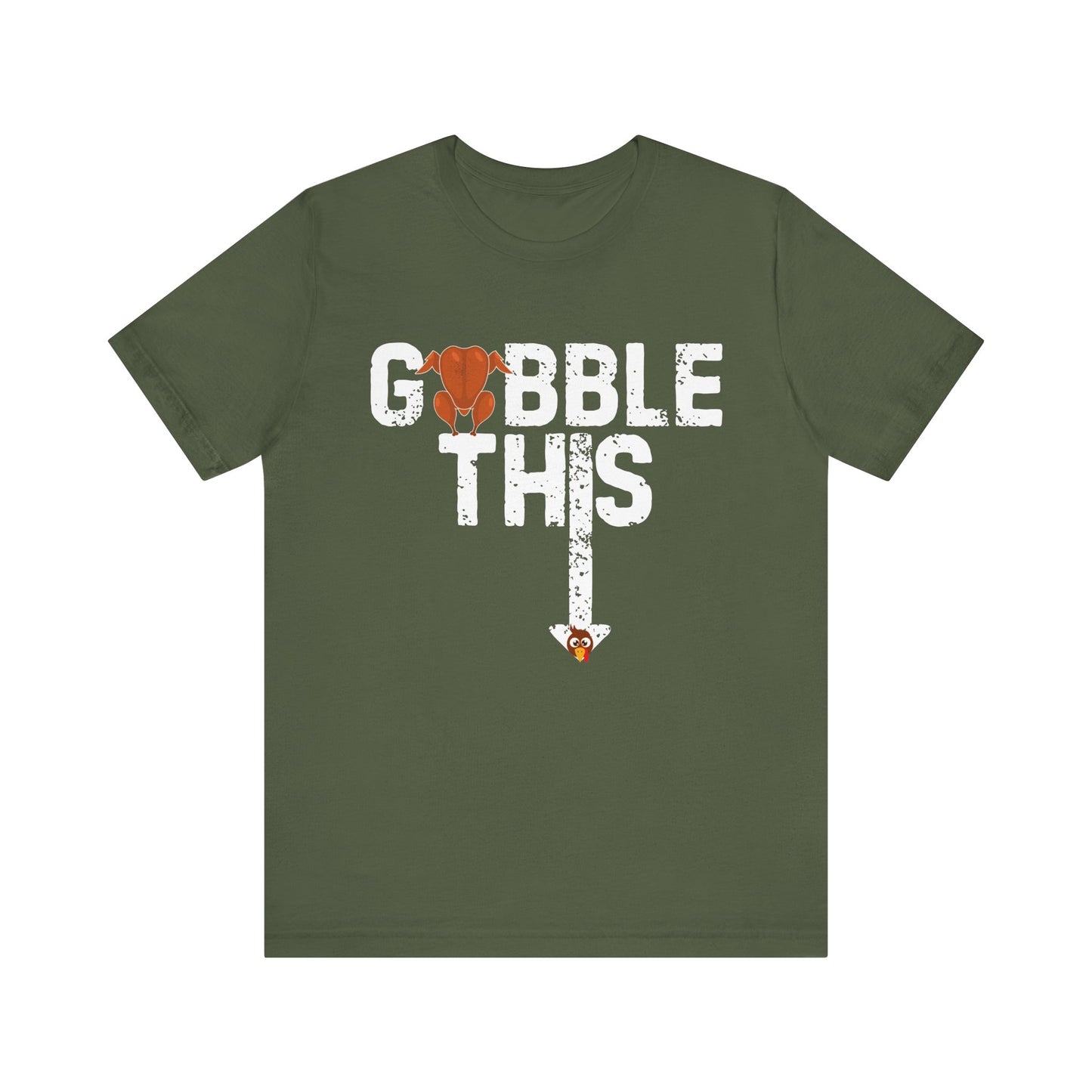 Funny Thanksgiving Unisex Tee, Turkey Holiday Shirt, Gobble This Thanksgiving Tshirt, Hilarious Thanksgiving Apparel, Thanksgiving Day Top - J K Kreation