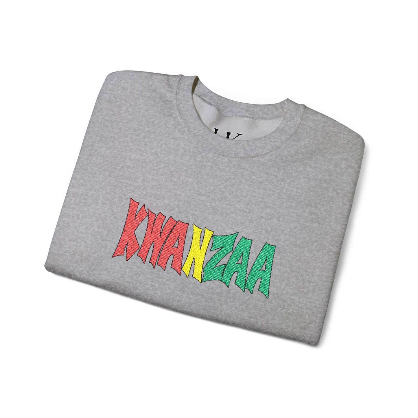 Kwanzaa Embroidered Sweatshirt - 7 Principles Edition