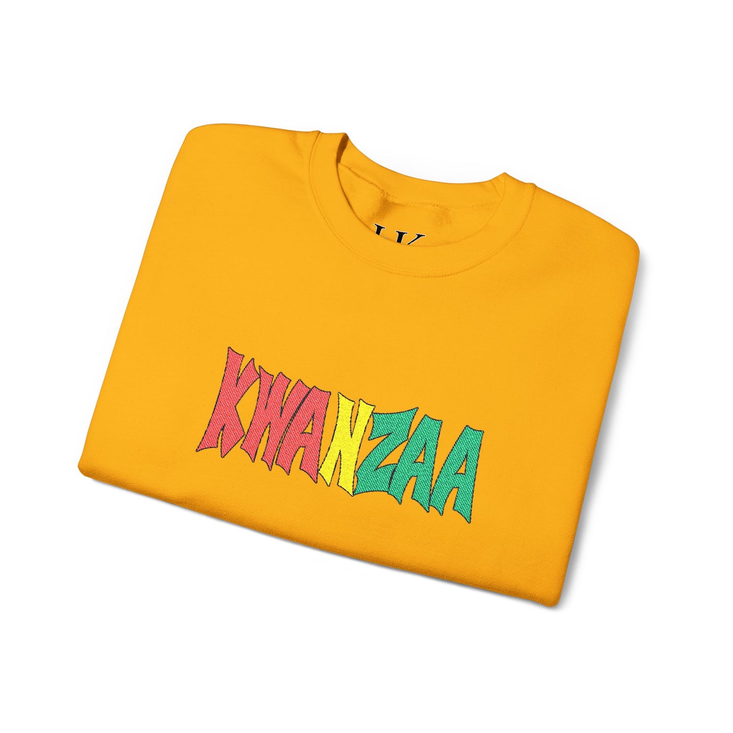 Kwanzaa Embroidered Sweatshirt - 7 Principles Edition