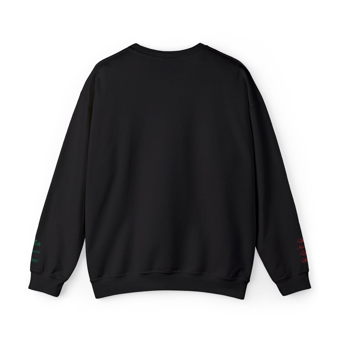 Kwanzaa Embroidered Sweatshirt - 7 Principles Edition